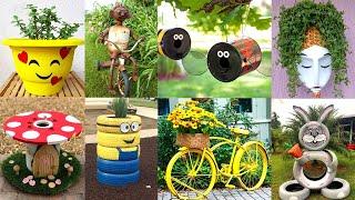 65 Ways Recycle Old Things To Garden Decor 