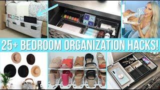 25+ BEDROOM ORGANIZATION HACKS