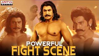 Duryodhana Darshan Fight Scene in Kurukshetra Latest Hindi dubbed Movie @adityamovies