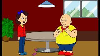 Fat Caillou Destroys His Moms Flower VaseGroundedCONTAIN CUSS WORD