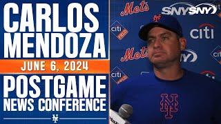 Carlos Mendoza on Mets sweep of Nationals seeing results and gaining momentum  SNY