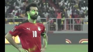 Salah misses a penalty due to lasers  Senegal Egypt 2022 Penalty Shoot-out