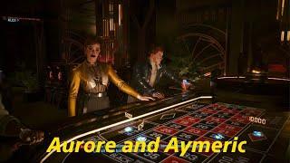 Meeting Aurore and Aymeric CasselFull Gambling Sequence  Cyberpunk 2077 Phantom Liberty DLC
