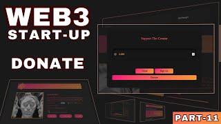 React Donate Component  Building Web3 NFTs API Start-Up From Scratch  Part 11