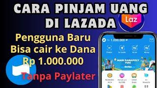 Cara Pinjam Uang di Lazada Pengguna Baru Bisa Cair ke Dana  Cara Pinjam Saldo Dana di Lazada