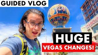 Unbelievable 2023 Las Vegas Strip Updates Horseshoe Hotel & More Changes That Will Shock You VLOG