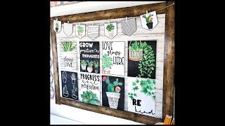 Plant Classroom Decor