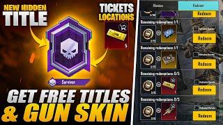 Get Brand New Hidden Title  How To Get Survivor Title  Best Tips & Tricks  PUBGM