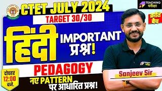 CTET July 2024 Hindi Pedagogy  CTET Hindi Pedagogy Marathon  Hindi Pedagogy For CTET