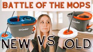 BATTLE OF THE SPIN MOPS OLD OCEDAR MOP VS NEW RINSE CLEAN MOP WHICH IS BETTER?