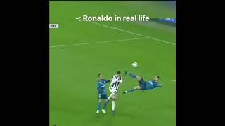 Messi In Ads VS Ronaldo In Real Life  #football #ronaldo #shorts