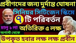 Senior Citizen Saving Scheme scss-New Update  Scss Post Office Scheme 2024  Scss  Bank  FD