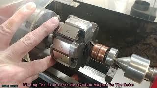 PT. 4 Free Energy Neodymium Magnet Motor Generator Build Magnet Placement 3252022