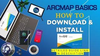 How to download & install ArcMap  What is ArcGIS & ArcMap  ArcMap 10.8  #arcmap Basics Class 1