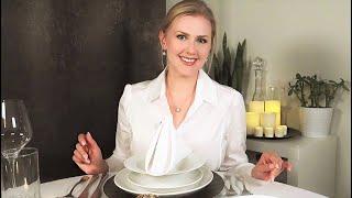 Dinner Etiquette ️ ASMR • Soft Spoken • Gentle Proper Eating • Crinkly Shirt