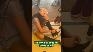 Stinky gym shoes #shortvideo #humor #short #shorts #comedy #fun #shortsfeed #youtubeshorts #shoes