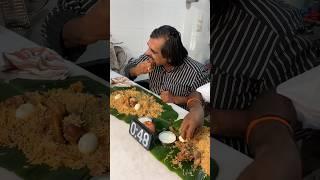 Seval Biryani Eating Challenge With Giant Leg Piece#foodblogger #shortsfeed #shortsviral #shorts