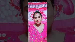 sapna bhabhi pink blouse and saree first vlog at home #tangolovers #bigolive 2022