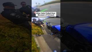 Biker Gets Pulled for Loud Exhaust