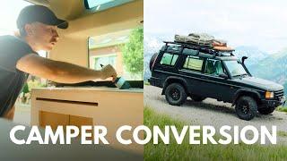 I Converted my Land Rover Discovery into a Compact Camper