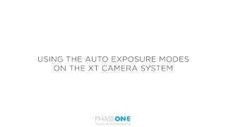 Support  Using the auto exposure modes on the XT Camera  Phase One