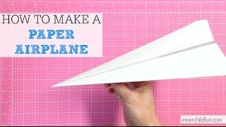 How to Make a Paper Airplane EASY