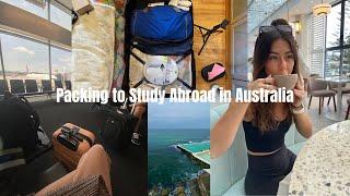 Pack with me  Studying abroad in Australia