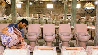 Process Of Making Toilet Seat In Factory  How Toilet Seats Are Made