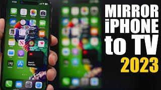 How To Screen Mirror & Share iPhone to Any Smart TV - 2023 