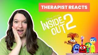 THERAPIST REACTS  INSIDE OUT 2 TRAILER  anxiety embarrassment and envy OH MY