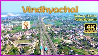 Vindhyachal Railway Station Redevelopment Project Update  Vindhyavasini Mata Mandir  Drone SRJ