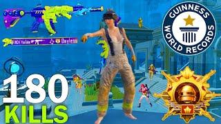 180 KILLS MY BEST ERANGEL GAMEPLAY with p90+AWM  Pubg mobile