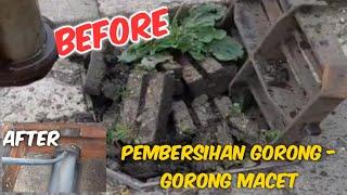 Pembersihan gorong - gorong macet  Manhole cleaning satisfying