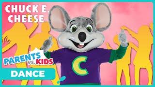 Parents vs. Kids ‍‍‍  Chuck E.s Happy Dance  #chuckecheese 