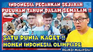  INDONESIA PECAHKAN SEJARAH PULUHAN TAHUN DALAM SEMALAM MOMEN INDONESIA OLIMPIADE‼️ MY REACTION