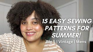 15 easy sewing patterns for Summer  beginner friendly sewing patterns