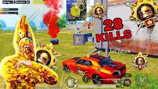 RED DODGE IS THE KEY TO VICTORY ️ 28 KILLS  UD٭d6KJ PUBG MOBILE