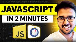 JavaScript Tutorial for Beginners Learn JavaScript in 2 Minutes  JavaScript Roadmap