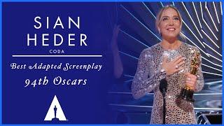 Sian Heder Wins Best Adapted Screenplay for CODA  94th Oscars