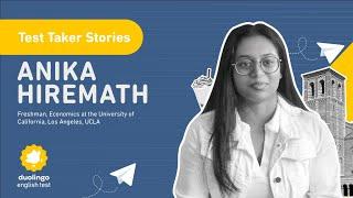 Anika Hiremath on her journey from India to LA with the Duolingo English Test