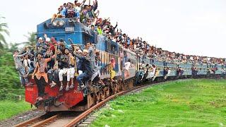 Riding Cheapest Overloaded Train of Bangladesh