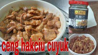 Masakan hongkong stim daging black pepper sauce bisa dicoba@liyamenul