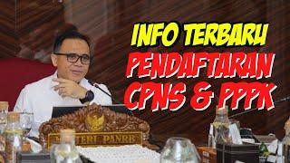 INFO TERBARU Pendaftaran CPNS dan PPPK 2024 dari MenPAN RB