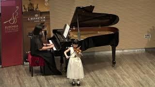 Lee Jing Yi  Age 6 and Below Division  First Prize  Euroasia Strings Competition 2022