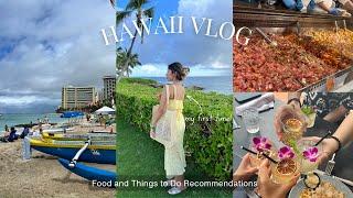 Hawaii Oahu Vlog  Much needed trip must-eat food and things to do recommendations