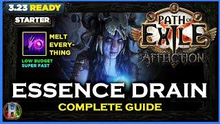 PoE 3.23 LEAGUE STARTER  - ESSENCE DRAIN OCCULTIST - PATH OF EXILE AFFLICTION - POE BUILDS