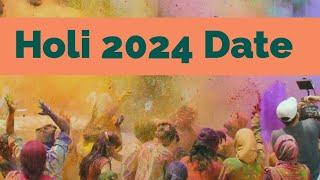 When is Holi in 2024 Holi 2024 Date Holi 2024 Date in India Calendar #Holi2024Date #holi2024