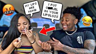 0R@G3L IN MY ANGRY GF LIPGLOSS PRANK