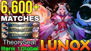 Legendary Lunox Insane 6600+ Matches - Top 1 Global Lunox by TheorySeat - Mobile Legends