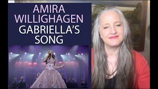 Voice Teacher Reaction to Amira Willighagen - Gabriellas Song 2018